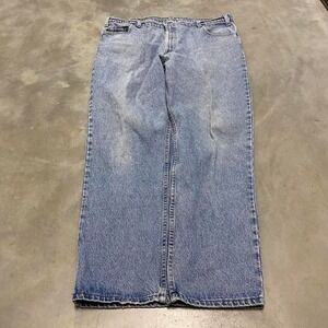 Vintage y2k 90s Levi's baggy wide leg light wash denim grunge faded jeans